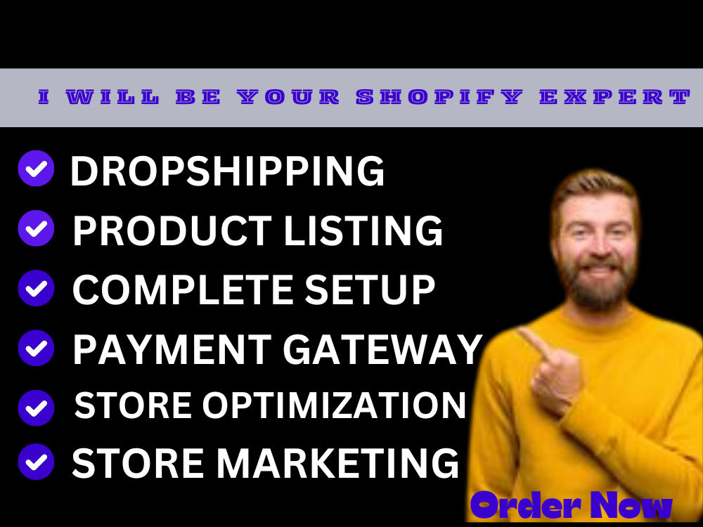 You Will Get A WInning Shopify Dropshipping Products Website On Any Niche For Your Brand