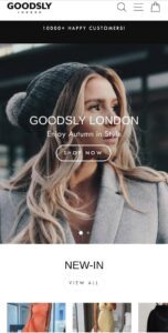 Shopify Store Development for Goodsly London