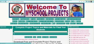 Development of a Website for School Projects