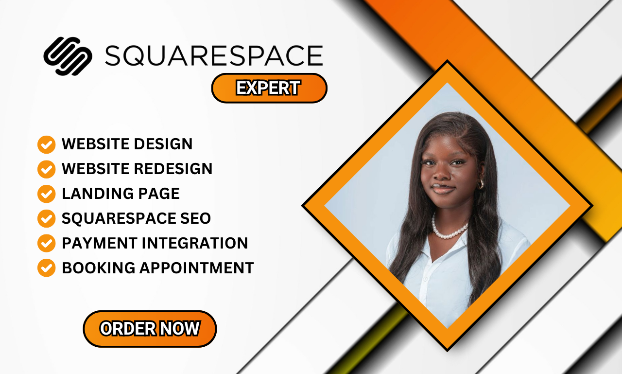 I will build squarespace website design, squarespace website development, squarespace